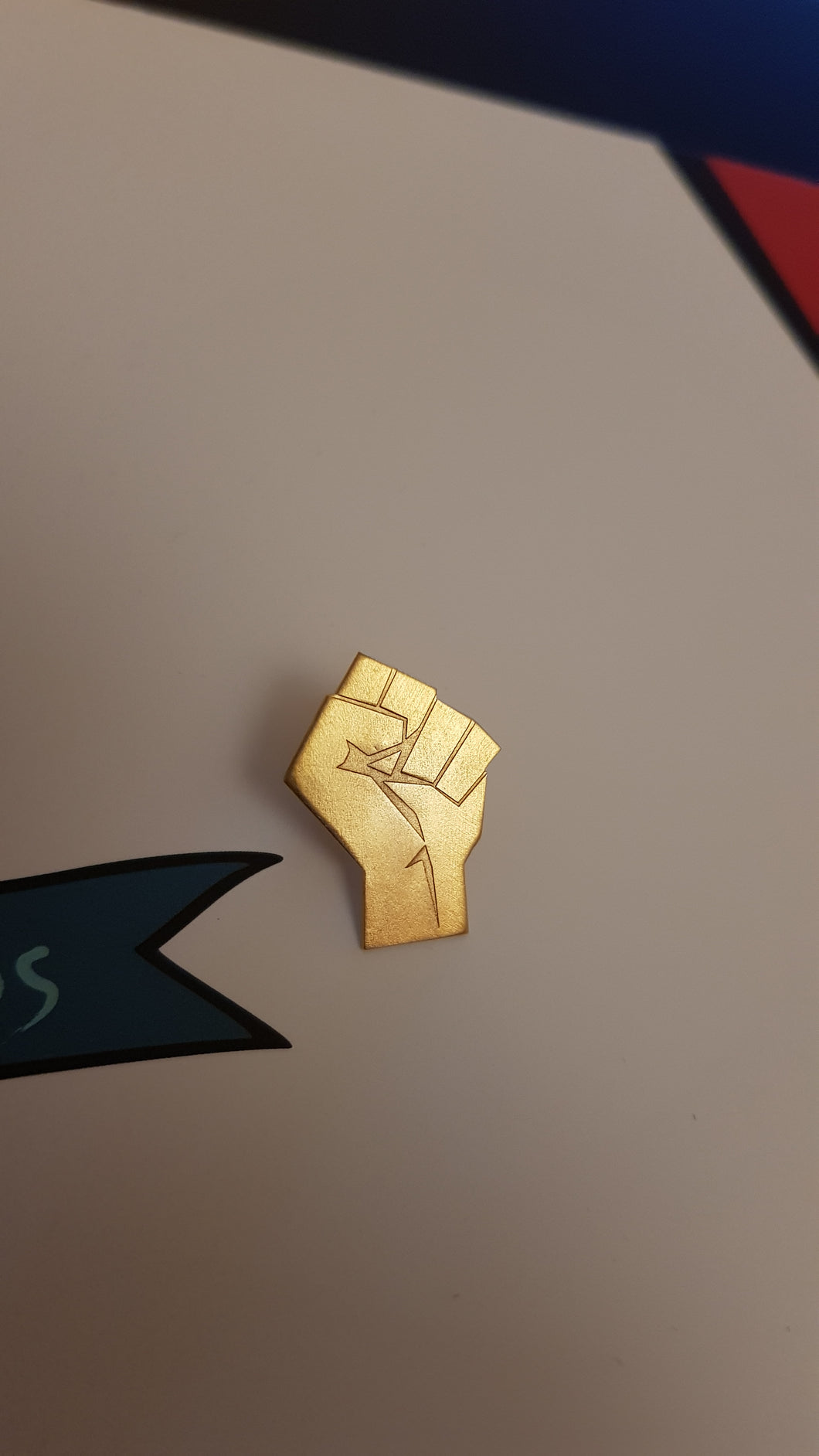 Together as ONE Fist pin